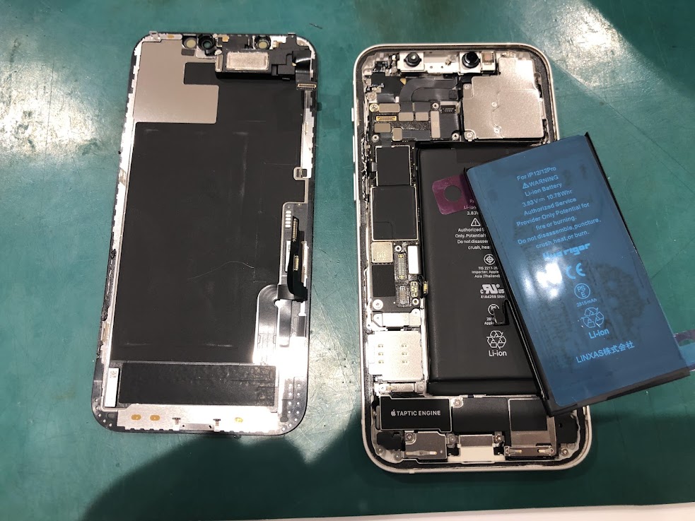 iPhone12のバッテリー交換を承りました。【スマホ修理工房丸井錦糸町店】